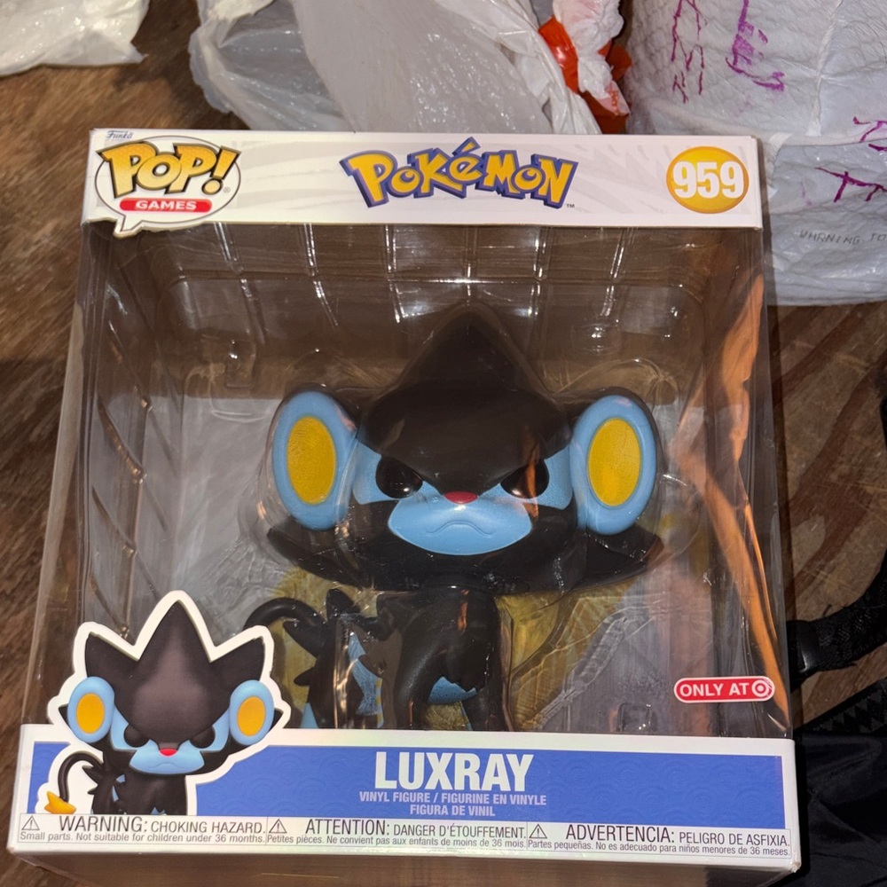 12 inch Pokemon Luxray Collectible Figure - Blue and Black